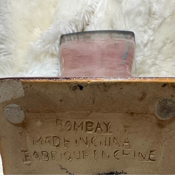 Bombay Red and Black Ceramic Vase - Picture 2 of 9